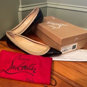 Christian Louboutin Paulina Ballet Flat, Size 42